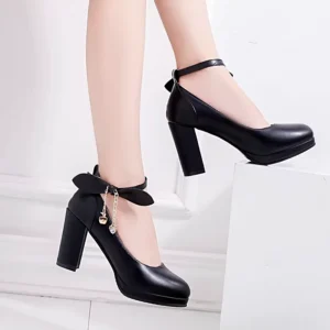 Spring New Versatile Fashion Women's High Heels.