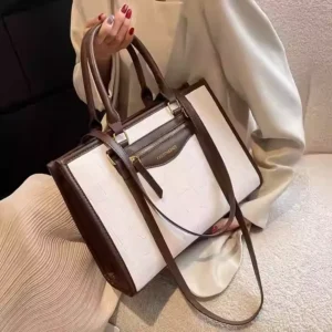 High-end texture commuter portable tote bag for women large capacity.