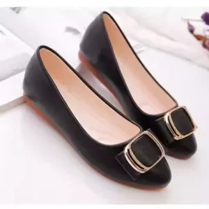 Branded genuine leather women's flat shoes, spring and autumn new summer mother shoes.