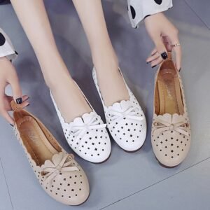 European  Bow Flat Women's Shoes .